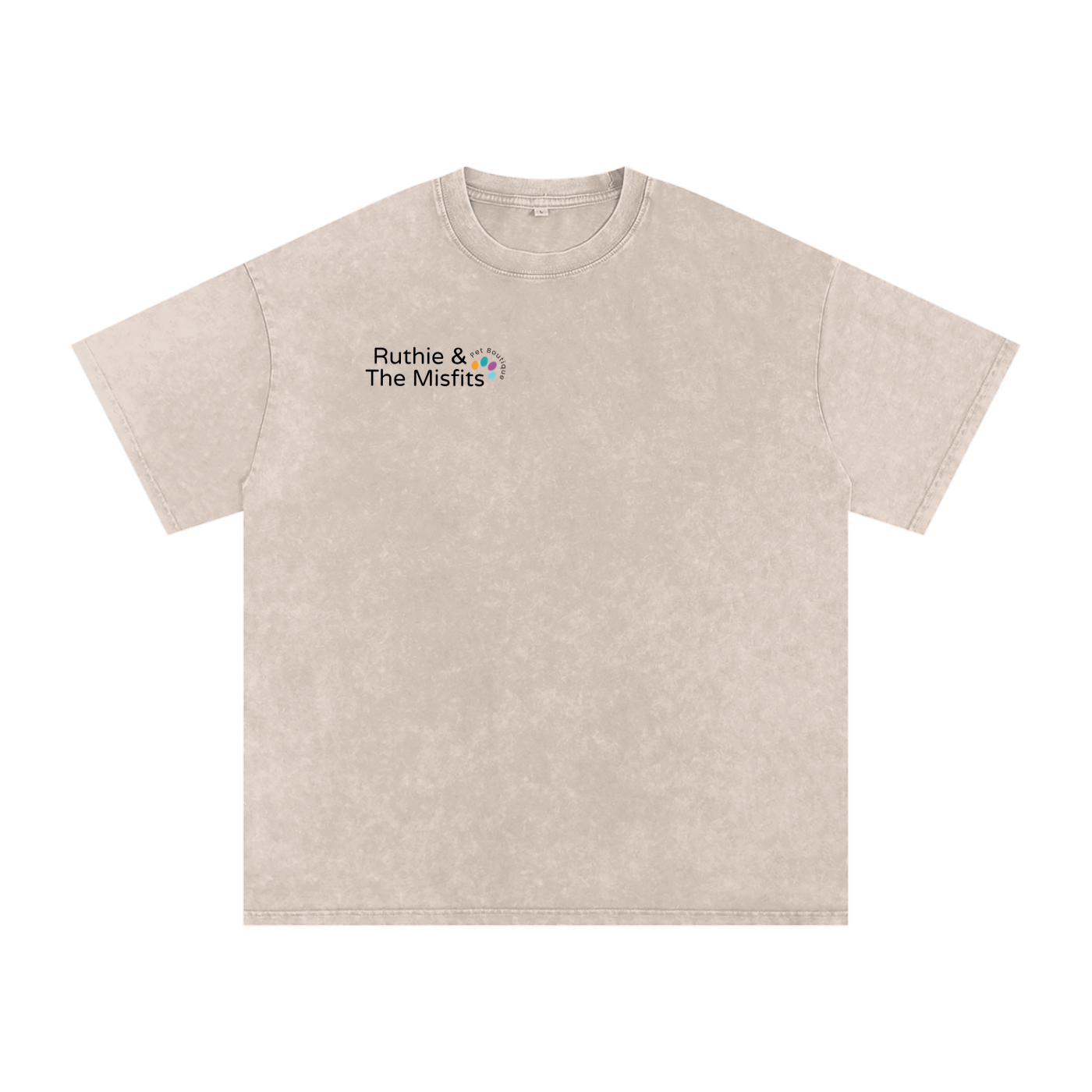 Who Let The Dogs Out?........Acid Wash Oversize T-Shirt - 250 GSM