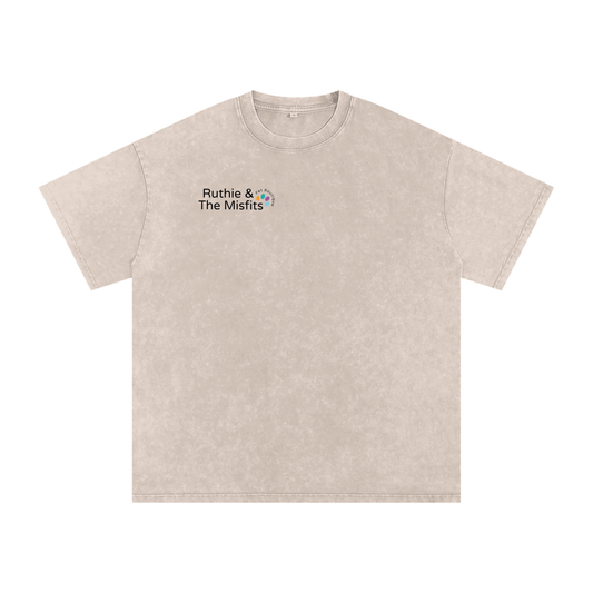 Who Let The Dogs Out?........Acid Wash Oversize T-Shirt - 250 GSM