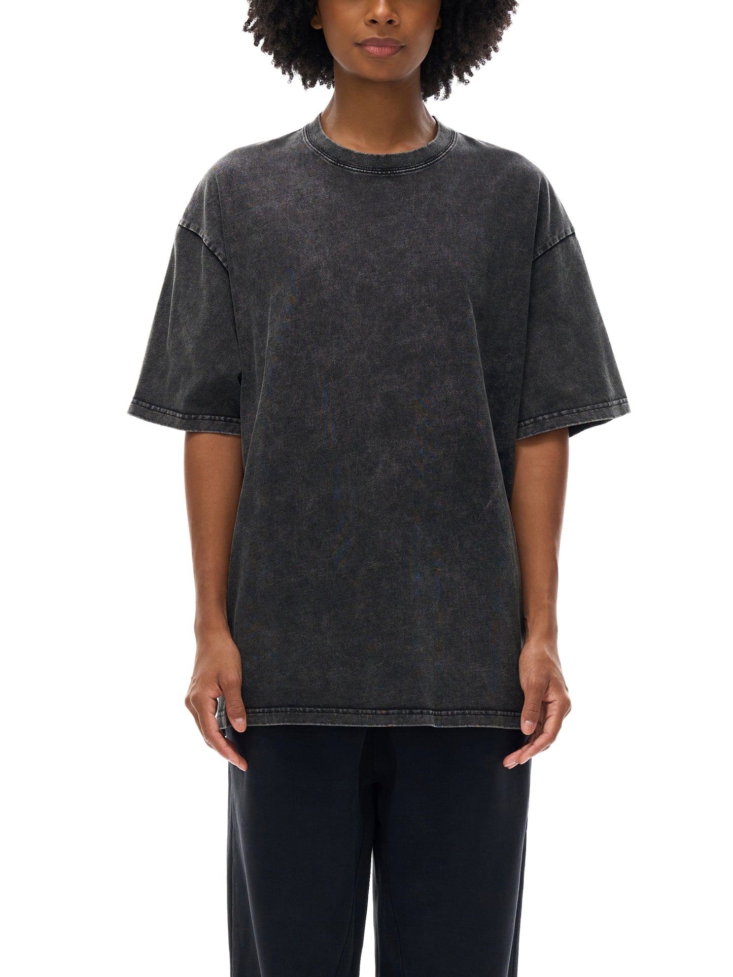 Who Let The Dogs Out?........Acid Wash Oversize T-Shirt - 250 GSM