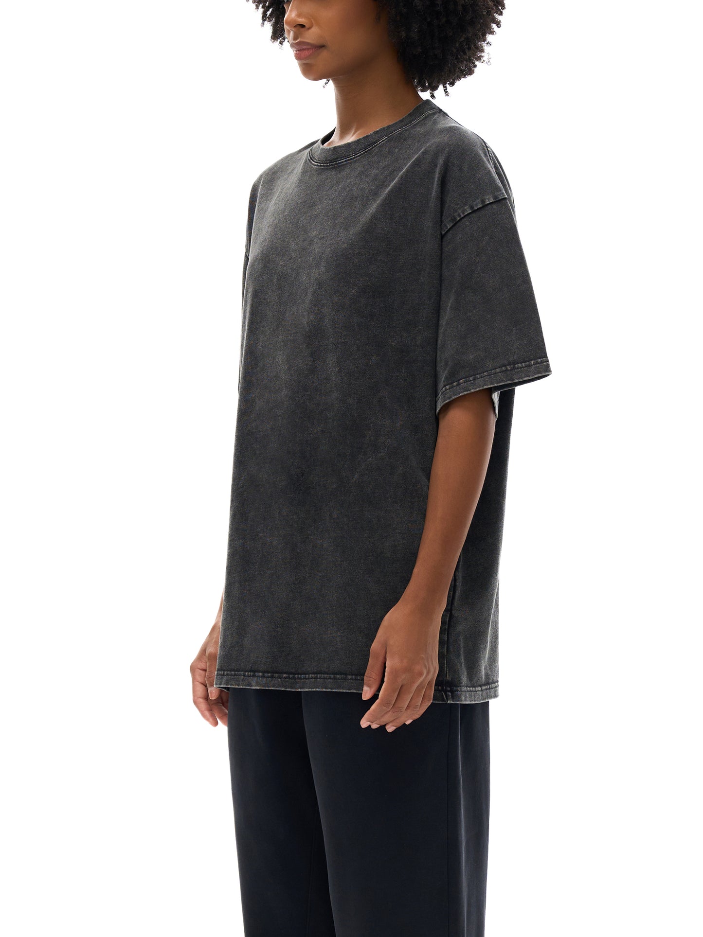 Who Let The Dogs Out?........Acid Wash Oversize T-Shirt - 250 GSM